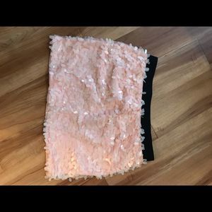 Sequin mini skirt